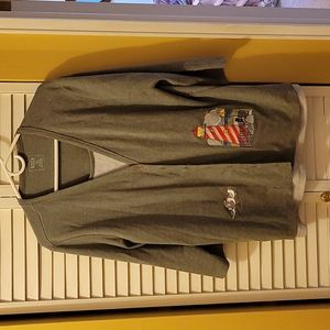 Beachy sweater overlaying top